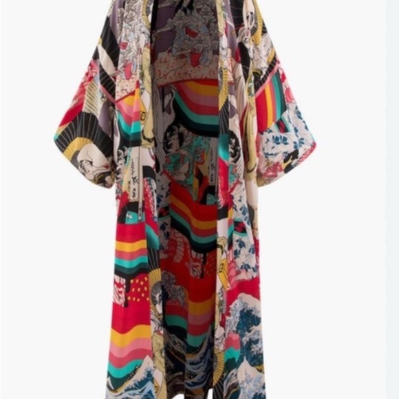 Colorful Kimono Robe - Picture 1 of 2